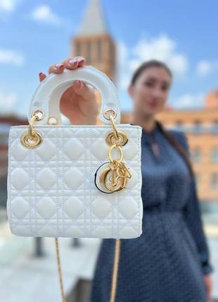 Женская сумка dior mini диор маленькая сумка шоппер на плечо красивая, легкая, стеганая сумка из экокожи