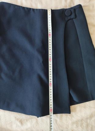 Flow юбка шорты синяя мини5 фото