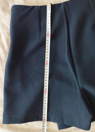 Flow юбка шорты синяя мини6 фото