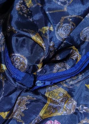 Куртка-трансформер для дівчинки темно-синя4 фото