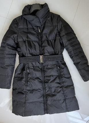 Zara пуховик женский натуральный пух / перо