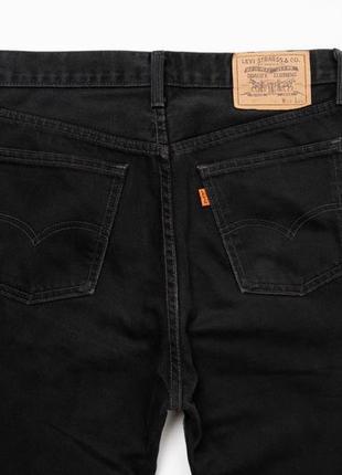 Levis 615 vintage 90s orange tab jeans black  чоловічі джинси5 фото