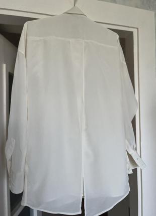 Шелковая блуза 💯 % натуральный шелк оверсайз модель4 фото