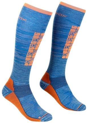 Шкарпетки ч ortovox ski compression long socks m grey blend - 45-47 - сірий2 фото