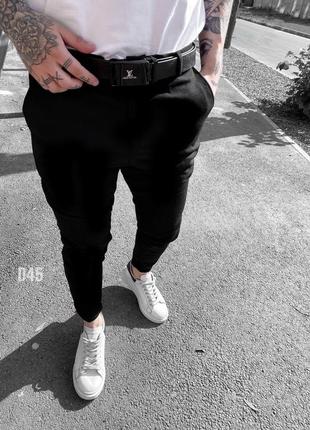 Якісні чоловічі преміум брюки класичні ділові завужені
