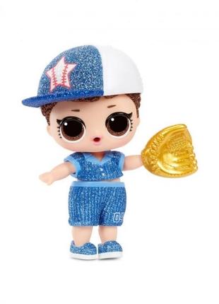Ігровий набір з лялькою lol surprise all-star b.b.s series 1 (mga entertainment, сша) лол сюрпрайз бейсбол