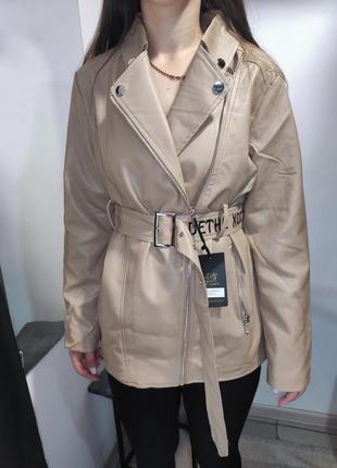 Нова стильна фірмова подовжена курточка косуха t&t fashion.м-л