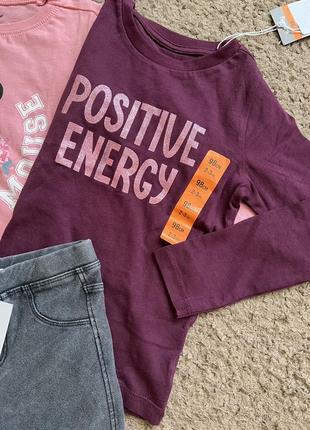 Лонгслів дитячий набір3 фото