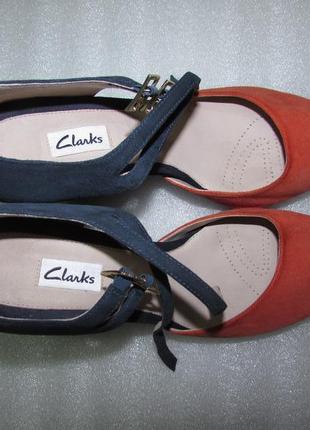 Супер роскошные замшевые босоножки ~clarks ~ р 38,56 фото