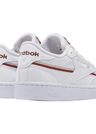 Молочные кроссовки reebok classics club c 85 vegan 36-37 размер4 фото