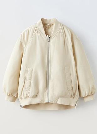 Бомбер оверсайз zara
