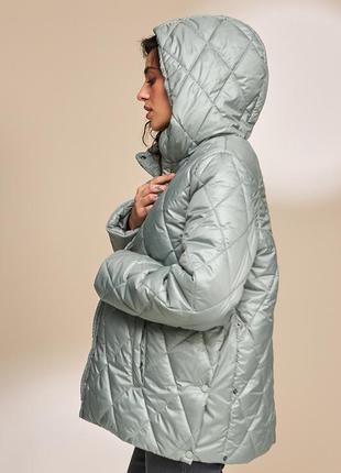 Демісезонна куртка для вагітних noa ow-33.012 оливка6 фото