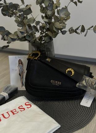 Акционная цена!!сумка guess saddle bag седло gdream багет седло кроссбоды1 фото