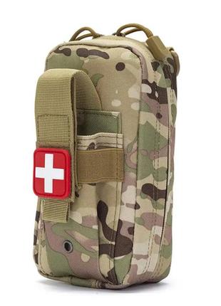 Аптечка медицинская edc сумка тактическая медицинская сумка жгут ножницы поясная сумка военная тактическая сумка для выживания1 фото