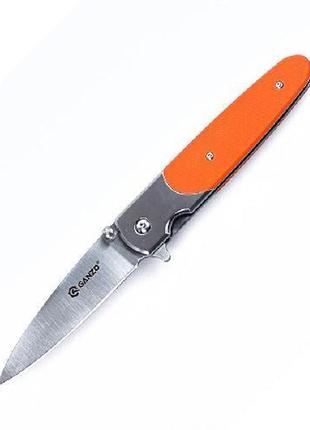 Нож складной с клипсой ganzo g743-1-or1 фото