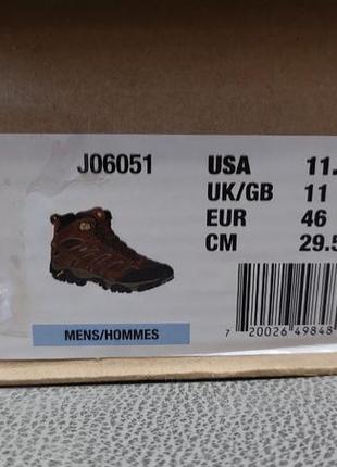 Черевики merrell moab 2 mid waterproof8 фото