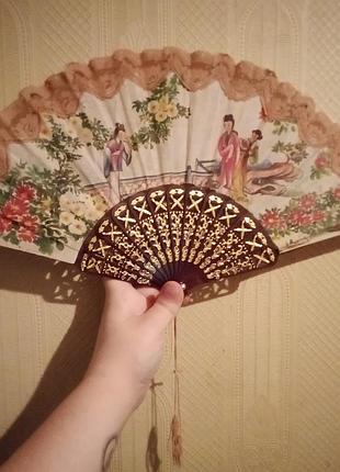 Винтажное веерное