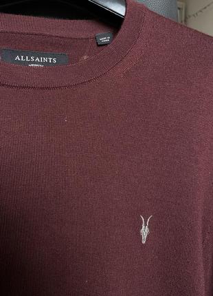 Джемпер свитшот merino wool шерстяной allsaints2 фото