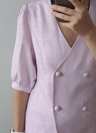 Блуза пиджак нежно фиолетового цвета 38 размер2 фото