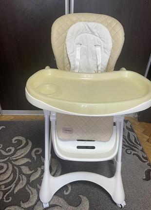 Стільчик для годування carrello caramel