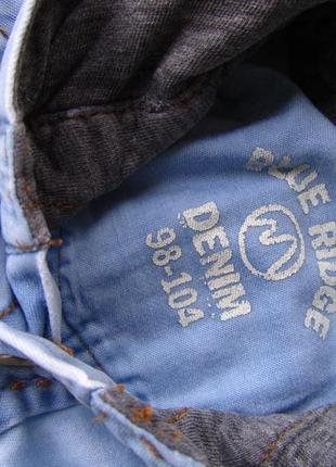 Стильная джинсовая рубашка с коротким рукавом и капюшоном denim3 фото
