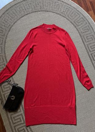Сукня плаття червоне трикотажне німеччина 🌹