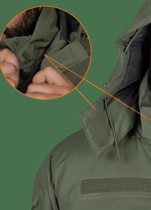 Куртка зимова тактична для військових patrol system 3.0 олива5 фото