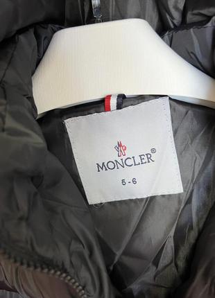 Куртка с натуральным мехом moncler р2 года ,8 лет6 фото