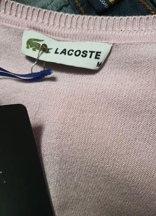 Лонгслив lacoste итальялия свитер реглан трикотажная кофта джемпер5 фото