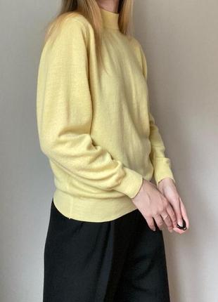 Лимонный шерстяной свитер pringle of scotland3 фото