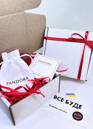 Серебряный браслет пандора 597712 рефлекс рефлекшн с плоской застежкой и логотипом...