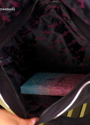 Сумка соштельная портфель удобная черная розовая красивая7 фото