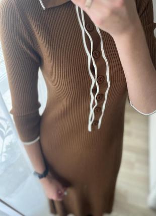 Сукня в рубчик 🤎 хорошее качество, производитель туречки