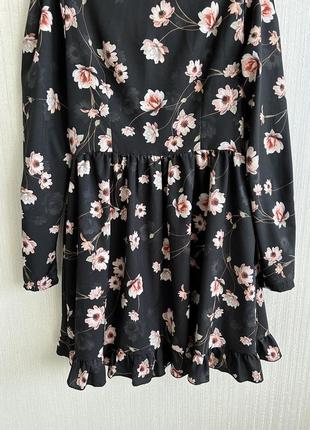 Платье-рубашка магнолия цветы6 фото