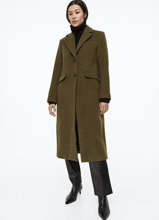 Шерстяное пальто h&m премиум коллекция