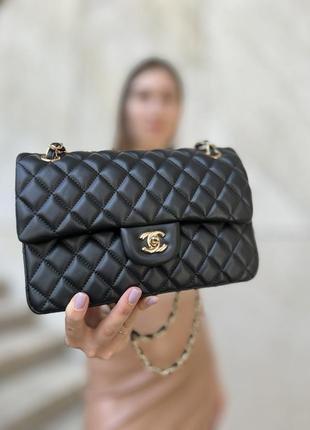 Женская сумка chanel 25 lux (black) (арт: 2019)2 фото