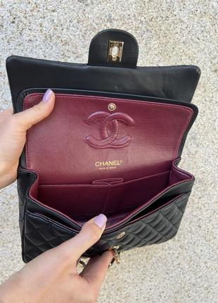 Женская сумка chanel 25 lux (black) (арт: 2019)5 фото