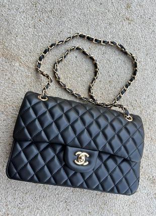 Жіноча сумка chanel 25 lux (black) (арт: 2019)3 фото