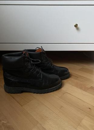 Черные лакированные vagabond кожаные ботинки lumberjack fila timerland7 фото