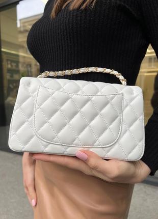 Жіноча сумка chanel 20 (white) арт: 20164 фото