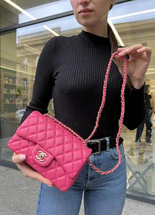 Женская сумка chanel 20 (pink) арт: 20144 фото