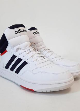 Оригінальні вінтажні хайтопи adidas hoops 3.0 mid / gy55433 фото