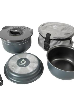 Набір туристичного посуду bo-camp trekking 5 pieces anthracite