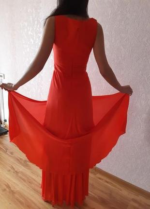 Очень красивое, нежное, шикарное платье из натурального шёлка для выпускного вечера3 фото
