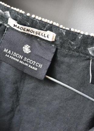 Элегантная блуза в принт maison scotch mademoselle6 фото