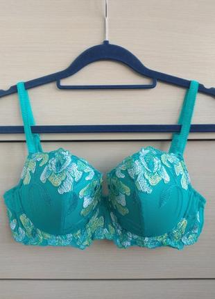 80-b/c бирюзовый бюст с вышивкой units
