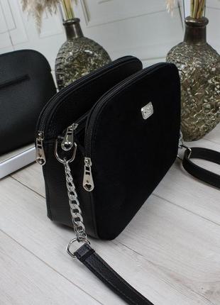 Красивая и вместительная сумочка клатч на три отделения9 фото