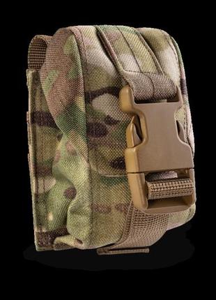 Подсумок гранатный закрытый усиленный на фастексе u-win cordura 1000 мультикам