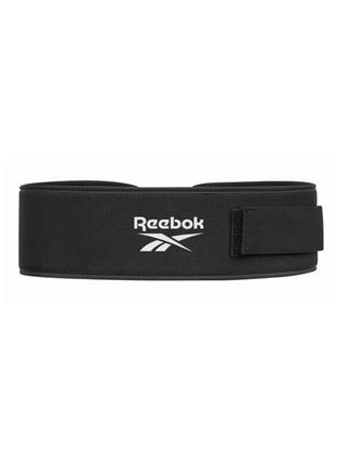 Пояс для важкої атлетики reebok weightlifting belt чорний уні xxl(94-120 cm)