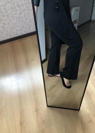 Оригінальні, нестандартні штани-спідниця від zara, кльош, стрейч2 фото
